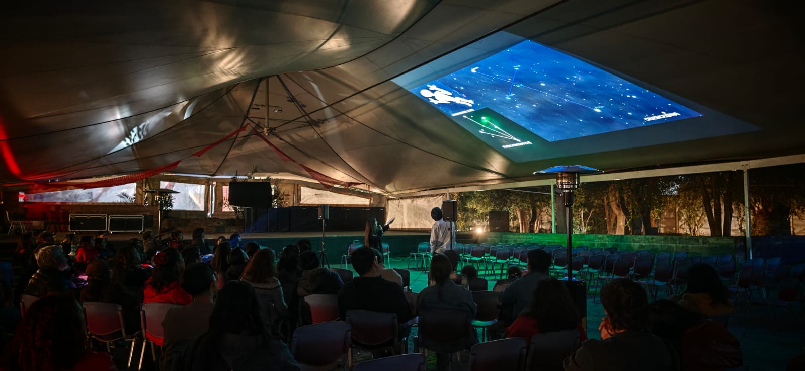Taller de Astronomía en Villa Grimaldi TRAZAR LA MEMORIA EN EL FIRMAMENTO