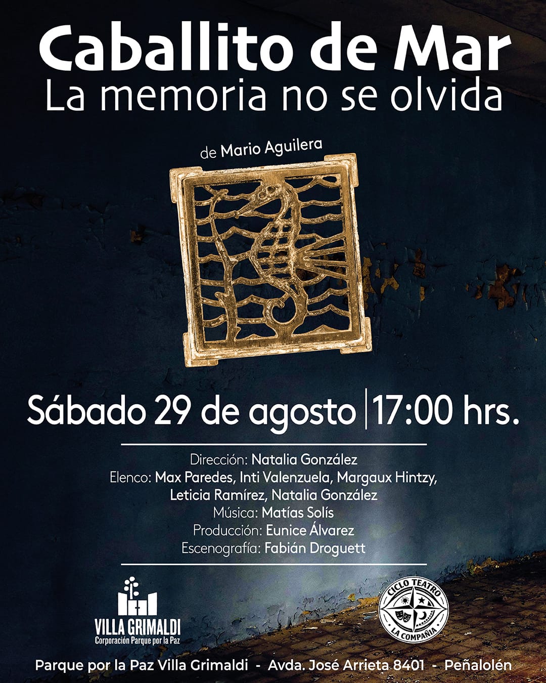 PRESENTACIÓN OBRA DE TEATRO «CABALLITO DE MAR: LA MEMORIA NO SE OLVIDA»